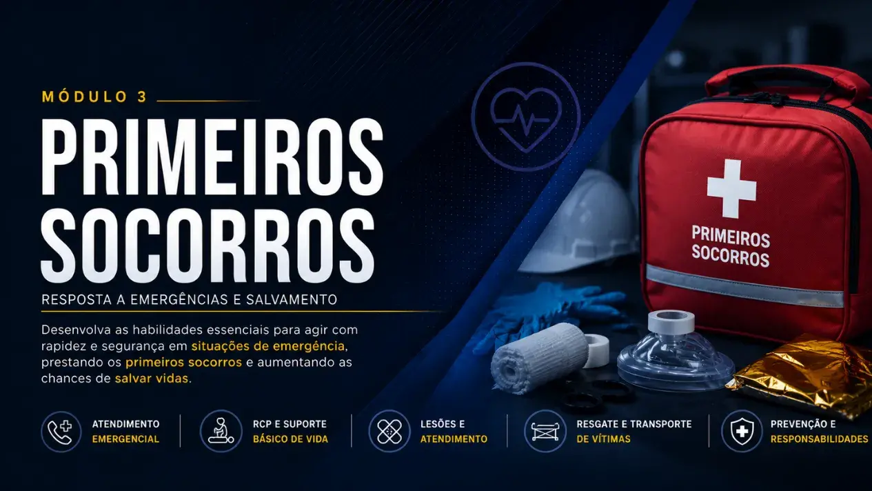 NR10 — MÓDULO 3 — PRIMEIROS SOCORROS